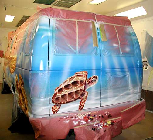 turtle van rear